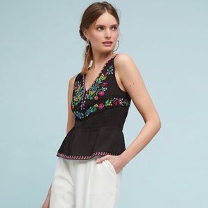 Maeve Carlotta Embroidered Blouse